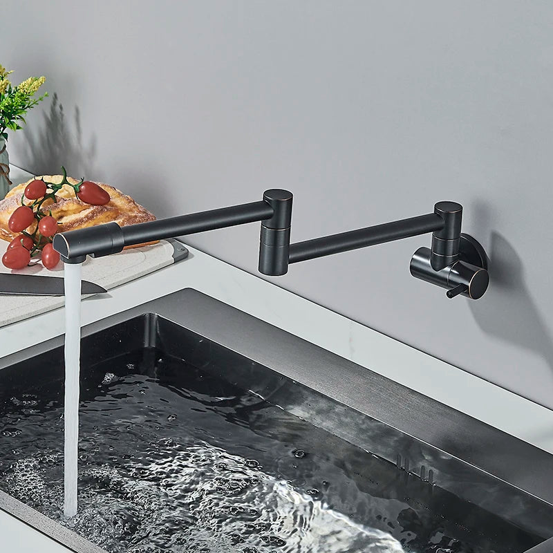 Torneira De Parede Para Cozinha Rotação 360