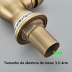 Torneira Monocomando Modelo Antique Luxe