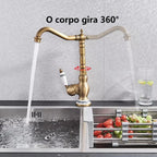 Torneira Monocomando Modelo Antique Luxe