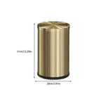 Lixeira Moderna Aço Inoxidável 9 Litros Dourado