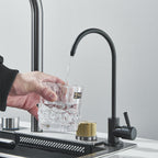 Kit Cuba Cozinha Gourmet Aço Inox Torneira Flexível