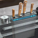 Kit Cuba Cozinha Gourmet Aço Inox Torneira Flexível