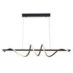 Lustre Pendente Led 45w 3 Em 1 Moderno Quarto Sala Dourado