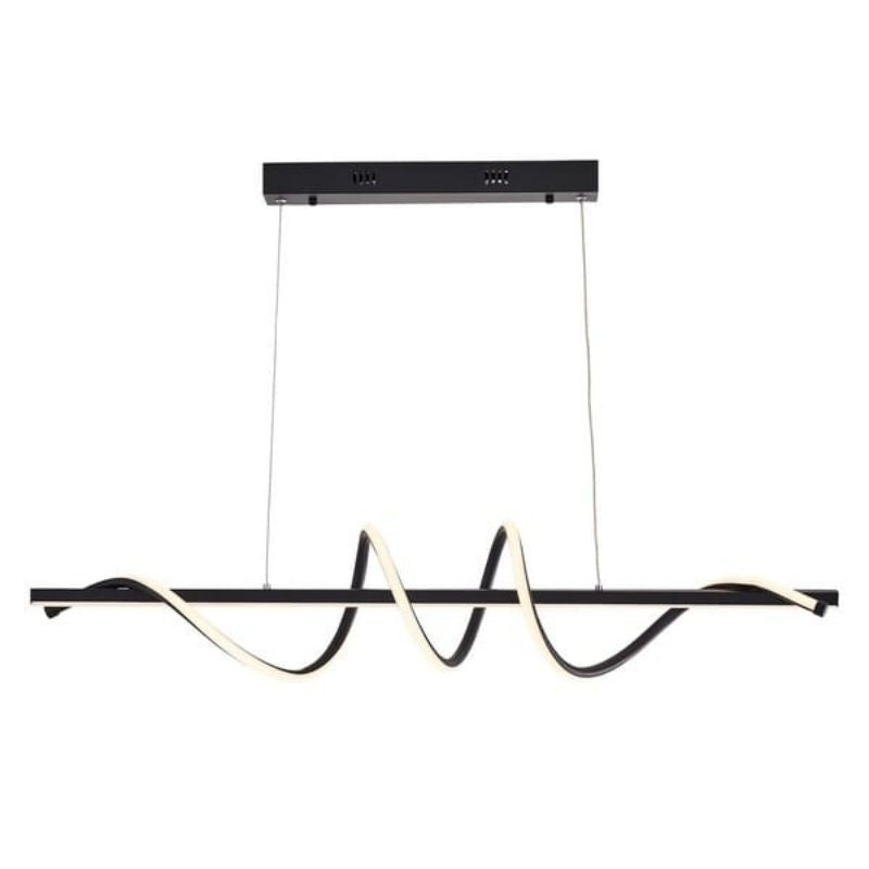 Lustre Pendente Led 45w 3 Em 1 Moderno Quarto Sala Dourado