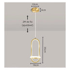 Luminária Pendente Nórdico Contemporâneo