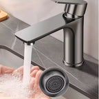 Torneira Monocomando Para Banheiro Lavabo Luxo Inox Modelo Louise