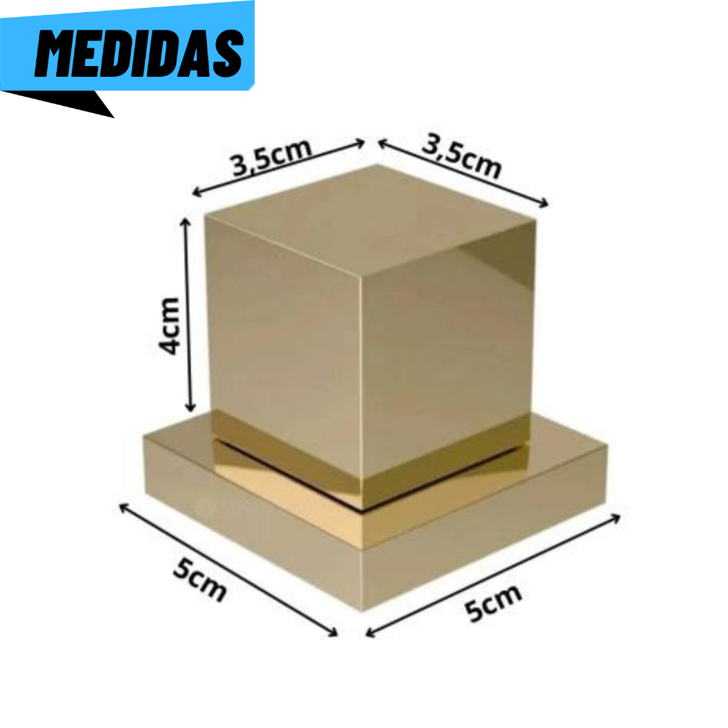 Kit Completo "Bella Essenza" - Conjunto de Acabamentos para Banheiro com 9 Peças