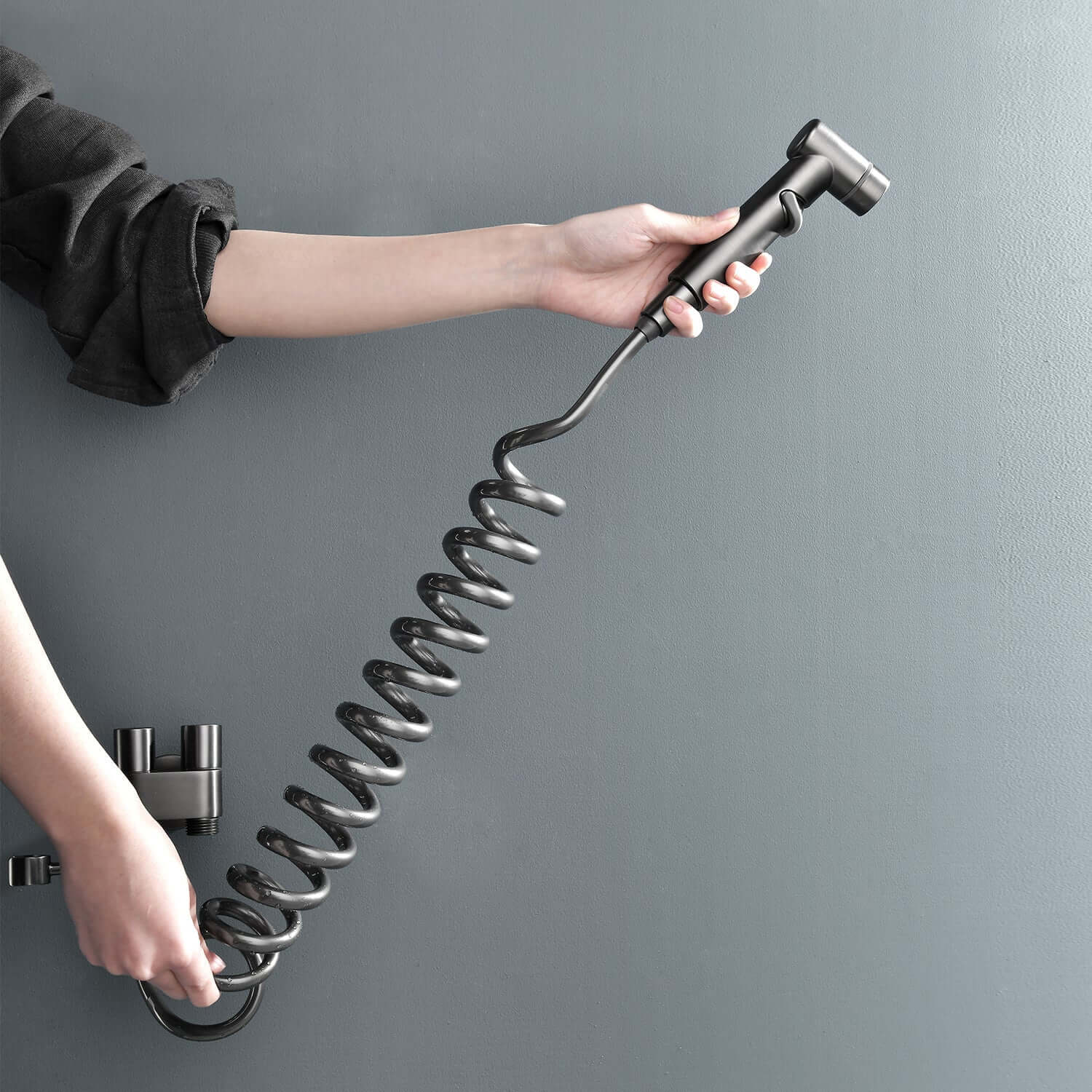 Conjunto Completo de Ducha Higiênica com Spray de Alta Pressão Regulável e Instalação Fácil