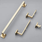 Kit Acessórios Para Banheiro Completo 4 Peças Inox 40/60cm Toalheiro De Banheiro Dourado Escovado
