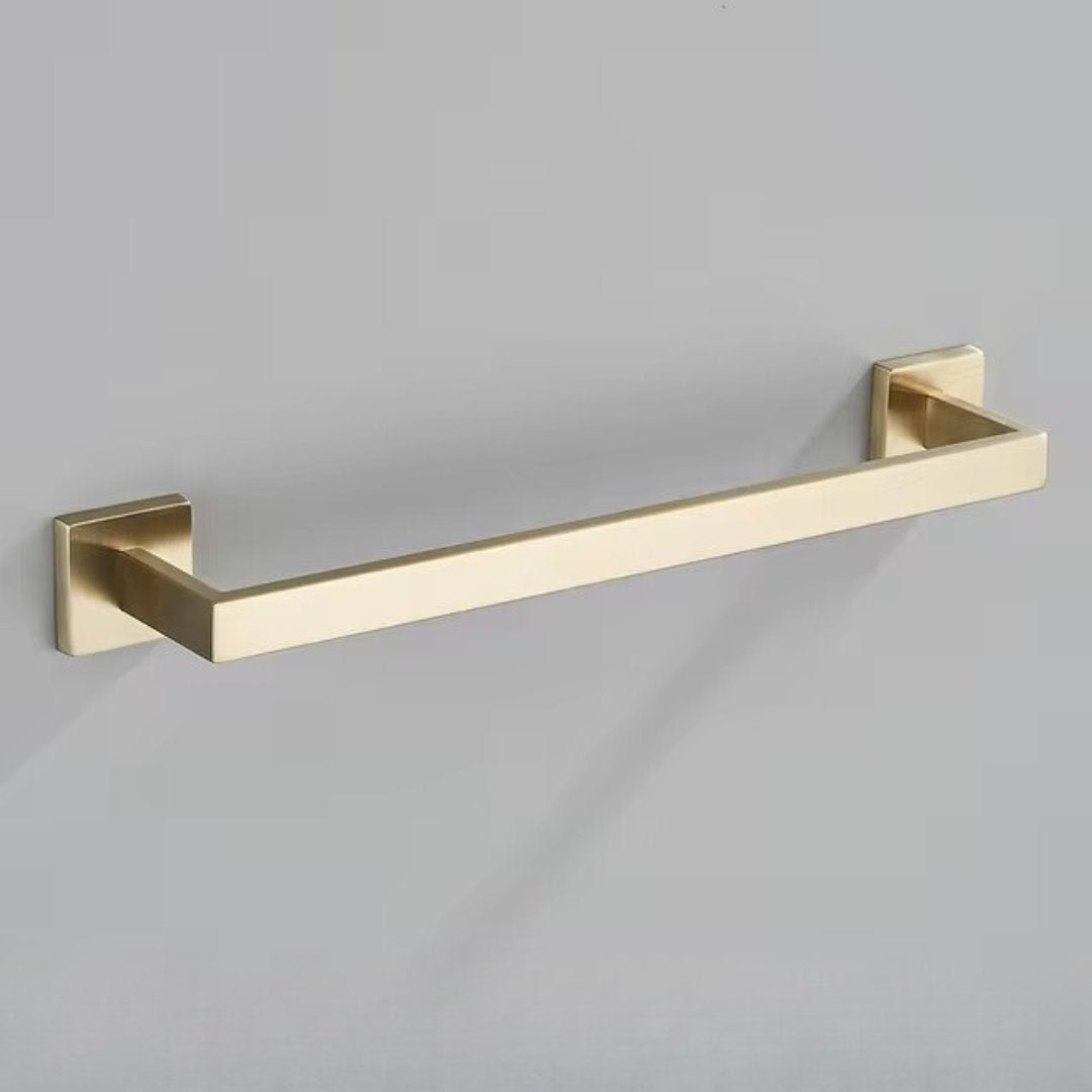 Kit Acessórios Para Banheiro Completo 4 Peças Inox 40/60cm Toalheiro De Banheiro Dourado Escovado