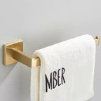 Kit Acessórios Para Banheiro Completo 4 Peças Inox 40/60cm Toalheiro De Banheiro Dourado Escovado