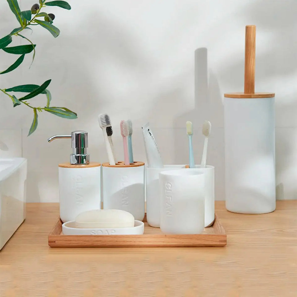 Kit Lavabo Completo Bambu Premium