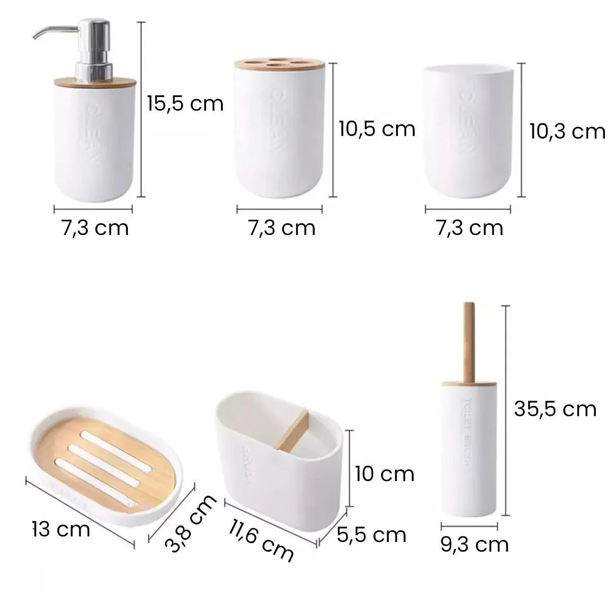Kit Lavabo Completo Bambu Premium