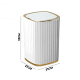 15L - Branco e Dourado