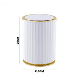 9L - Branco e Dourado