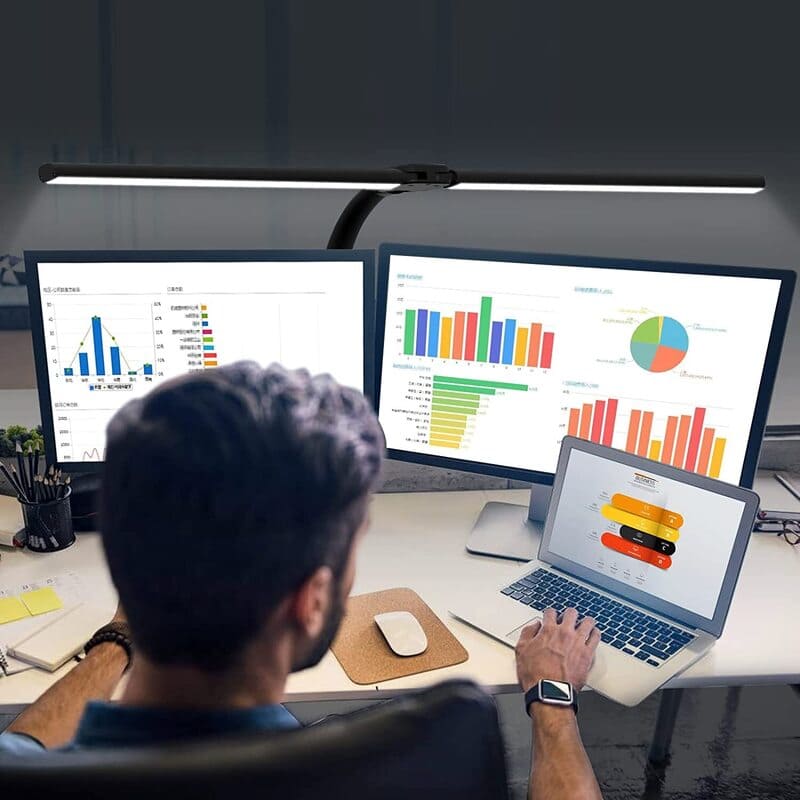 Luminária de Mesa Led Escritório Fléxivel Alumínio