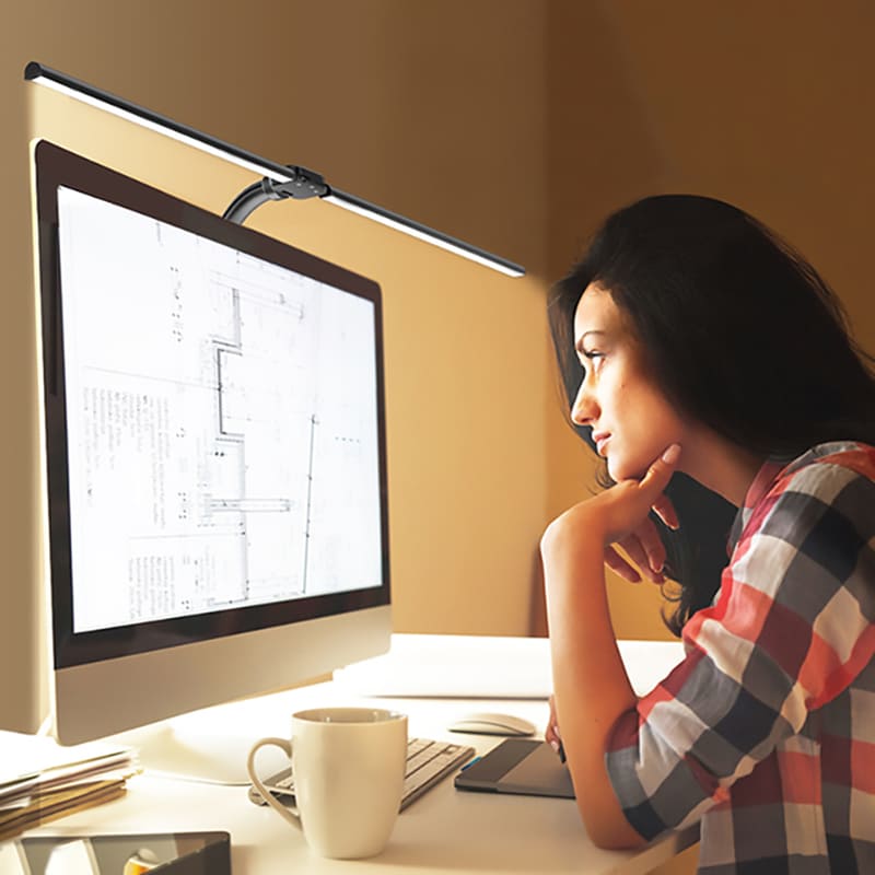 Luminária de Mesa Led Escritório Fléxivel Alumínio