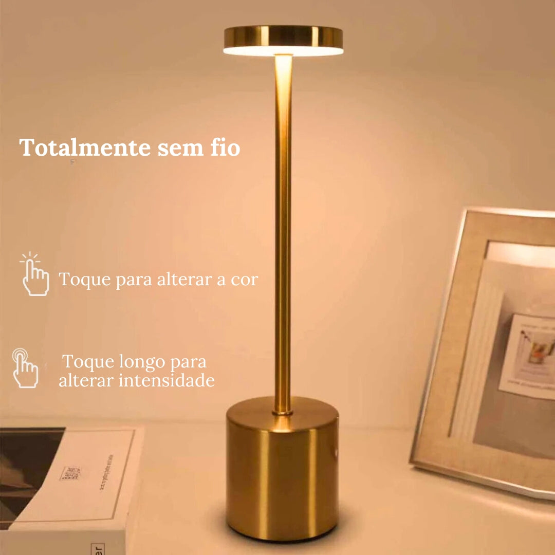 Luminária de Mesa sem Fio