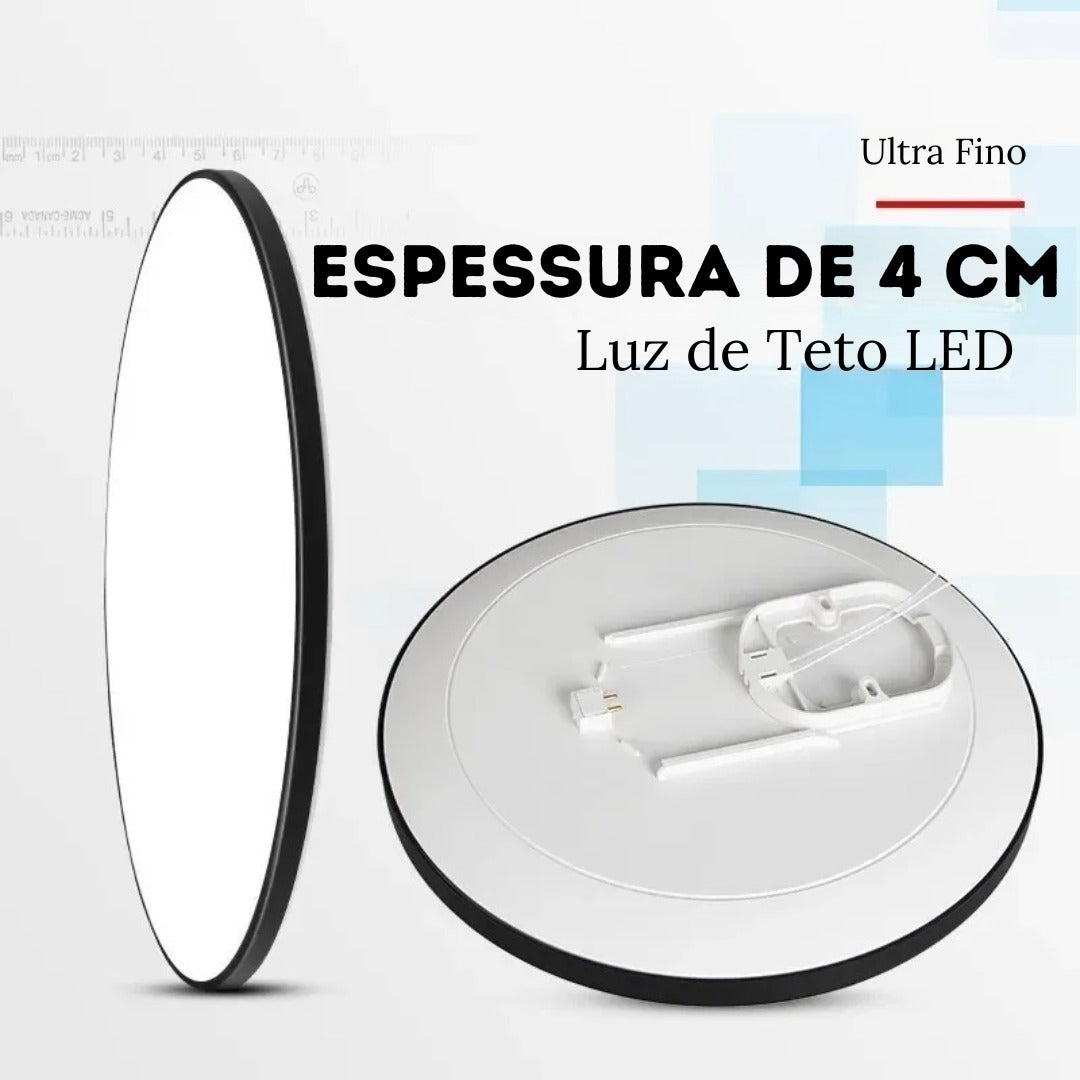 Luminária de Teto Plafon Led Sobrepor Redondo Moderno
