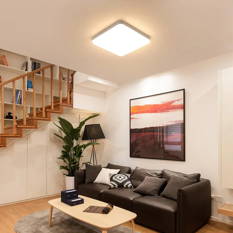 Luminária De Teto Plafon Quadrado LED Bivolt