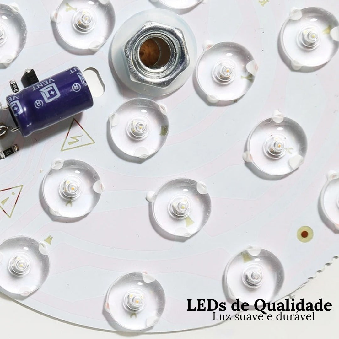Luminária de Teto Plafon Redondo Led Estilo Nórdico