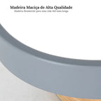 Luminária de Teto Plafon Redondo Led Estilo Nórdico