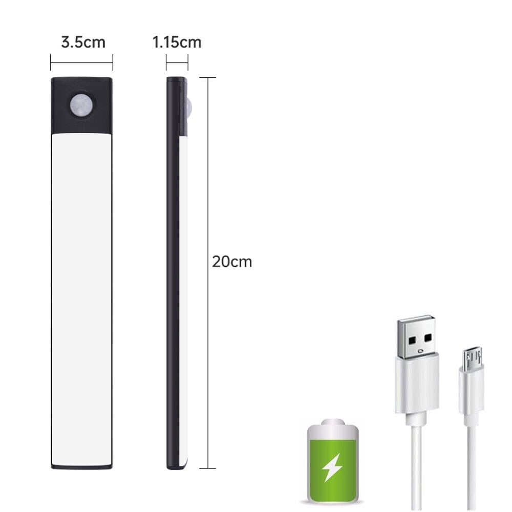 Luminária LED Armário com Sensor de Movimento Sem Fio