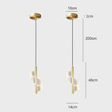 Kit 2pçs Dourado 1 Cabeça