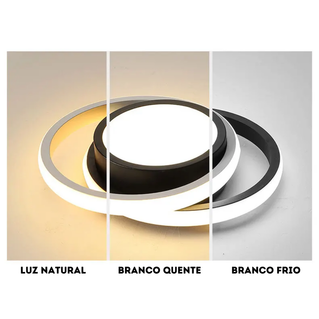 Lustre Para Sala Moderno em LED