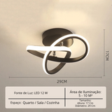 Lustre Para Sala Moderno em LED