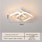 Lustre Para Sala Moderno em LED