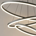 Lustre Pendente Circular Triplo em LED