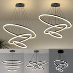 Lustre Pendente Circular Triplo em LED