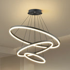Lustre Pendente Circular Triplo em LED