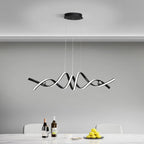 Lustre Pendente de Linear Ondas Minimalista