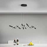 Lustre Pendente de Linear Ondas Minimalista
