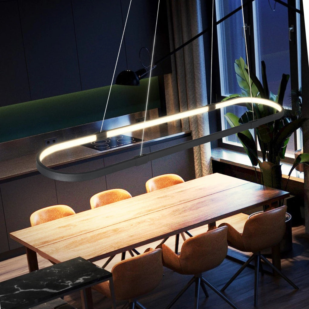 Lustre Pendente Moderno Vallbona com Controle Remoto