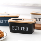 Mantegueira Cerâmica e Tampa de Bambu