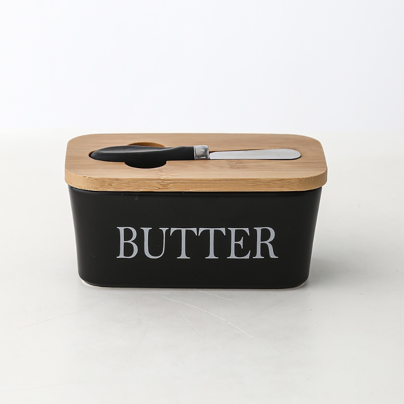 Mantegueira Cerâmica e Tampa de Bambu