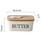 Mantegueira Cerâmica e Tampa de Bambu