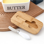 Mantegueira Cerâmica e Tampa de Bambu