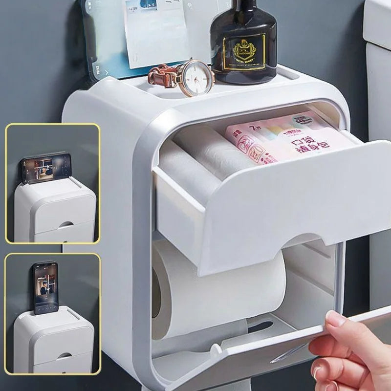 Porta Papel Higiênico Multifuncional