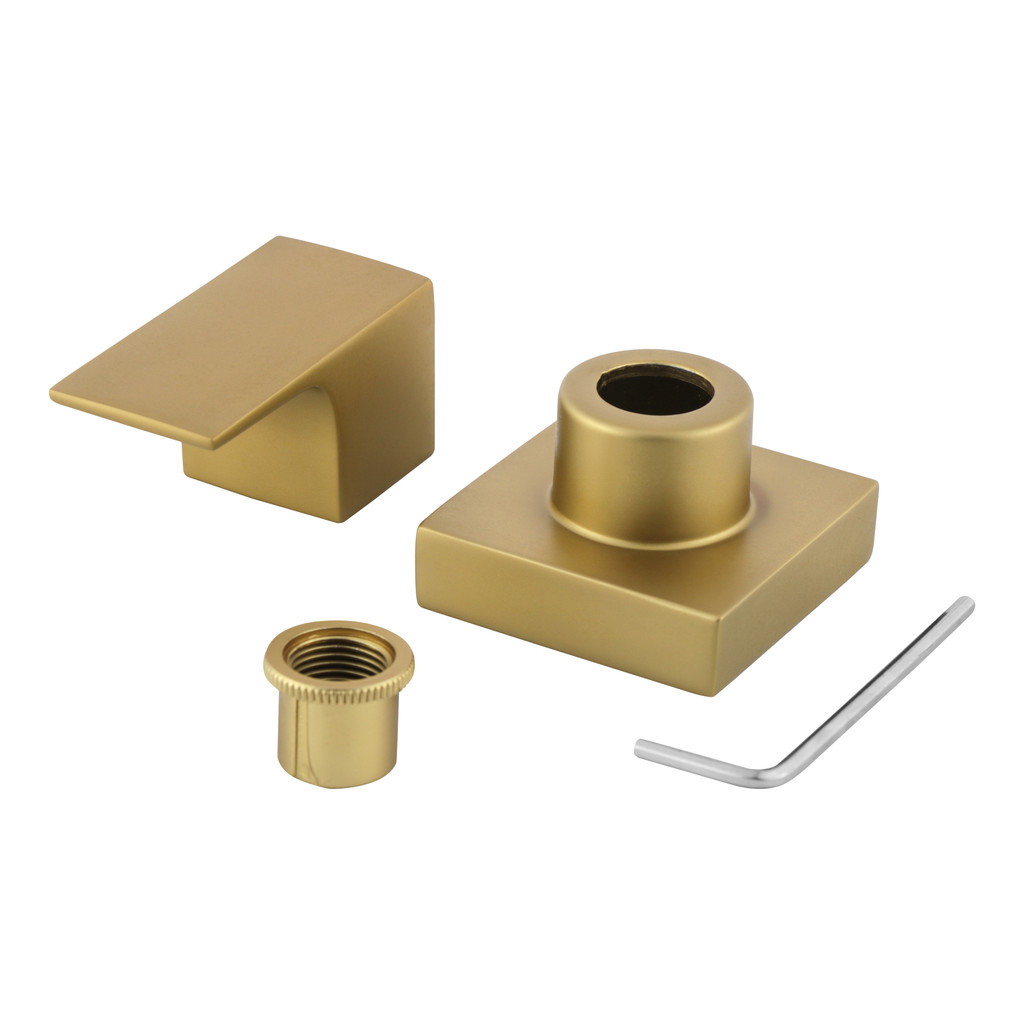 Acabamento Registro Alavanca Dourado Fosco Padrão Deca