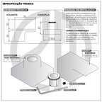 Acabamento Registro Alavanca Dourado Fosco Padrão Deca