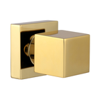 Acabamento Quadrado Registro Dourado Brilhante Padrão Deca