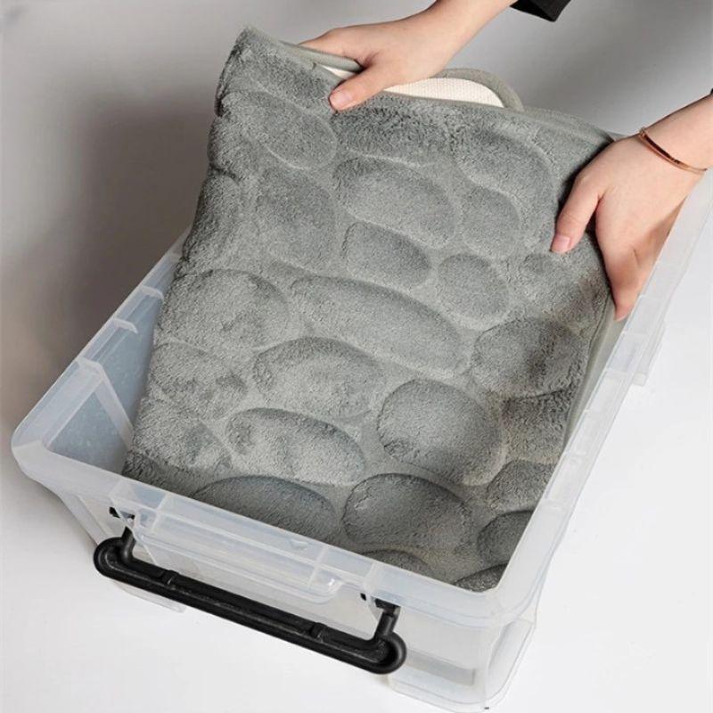 Tapete Para Banheiro Antiderrapante Absorvente e Macio 60x40cm