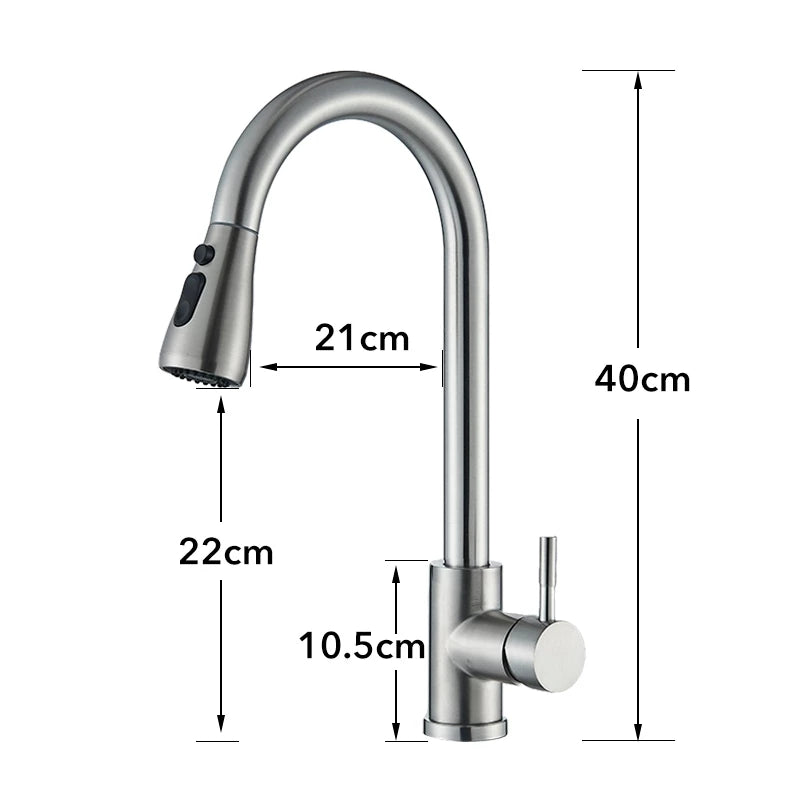 Torneira Para Cozinha Com Jato Extensível