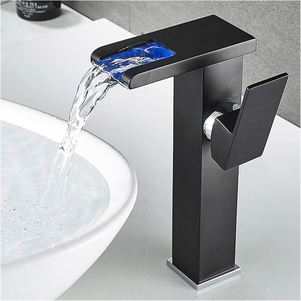 Torneira Gourmet Para Banheiro Monocomando - Rubinette Preto Com Dourado