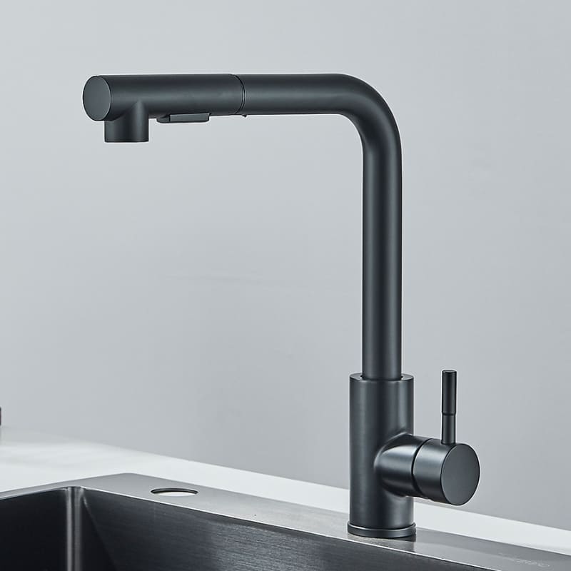 Torneira Gourmet para Cozinha Retrátil 360º Monocomando Pulverizador Dupla Misturador