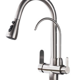 Torneira Gourmet Monocomando Aço Escovado